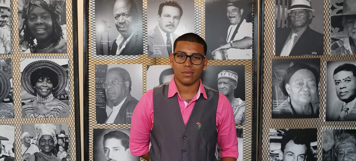 Jan André Solano participated in a UN initiative that collects the stories of several people of African descent and through their personal experiences they share their achievements, challenges, desires and life lessons.