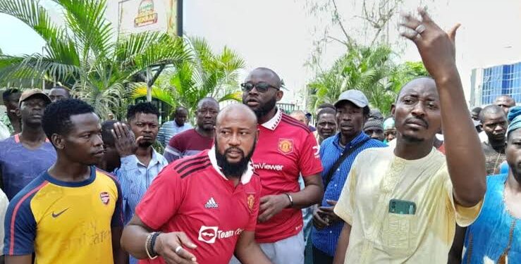 Protesters Storm Presidential Collation Centre In Abuja Over Electronic Transmission Of Results