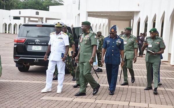 Tinubu Meets With Defence Ministers, Service Chiefs Before India Trip