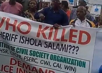 CSOs Decry Police Poor Handling Of Murder Of Sheriff Ishola Salami, Call For Intervention Of Gov Sanwo-Olu, NHRC