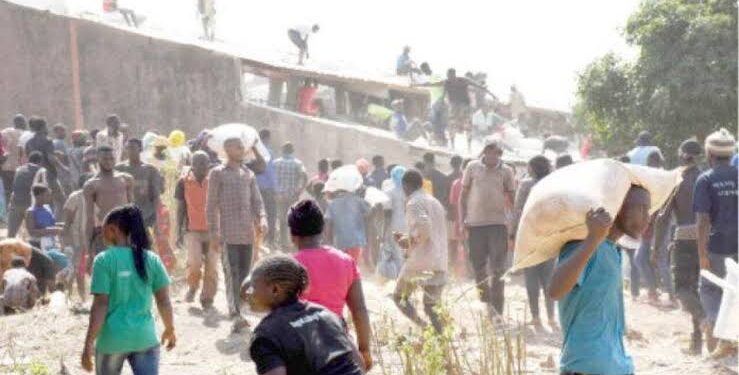 Hungry FCT Residents Invade NEMA Warehouse, Loot Foodstuffs