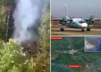 Russian Plane Crashes In Russia’s Far East, Nearly 50 People On Board Feared Dead