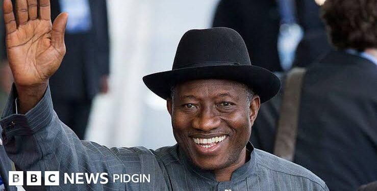 GEJ’s 2027 Presidential Campaign Posters Flood Abuja As PDP Holds NEC Meeting 