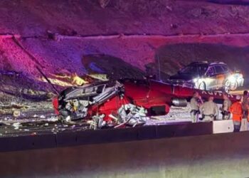 Medical helicopter Crashes On California Highway, Injuring Three