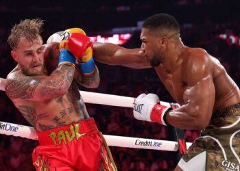 Anthony Joshua Floors Jake Paul In 6th Round Of Heavyweight Bout, Opponent Hospitalised After Defeat