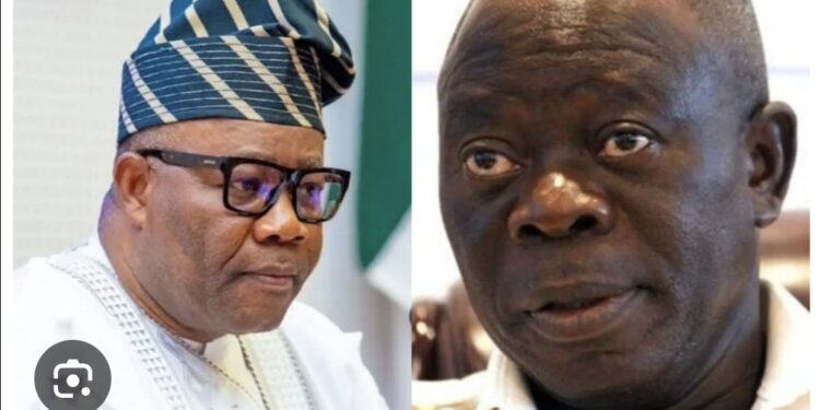 Commotion In Senate As Oshiomhole Accuses Akpabio Of Shielding NNPC Over Personal Interest In National Oil Firm