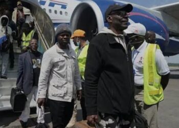 Another Batch Of Evacuated Nigerians Arrives In Lagos From South Africa