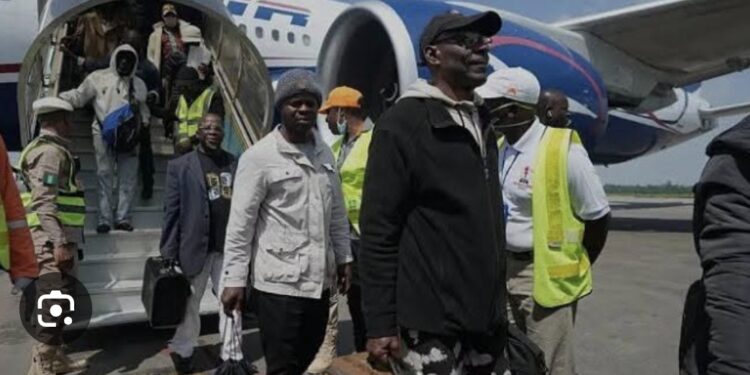 Another Batch Of Evacuated Nigerians Arrives In Lagos From South Africa