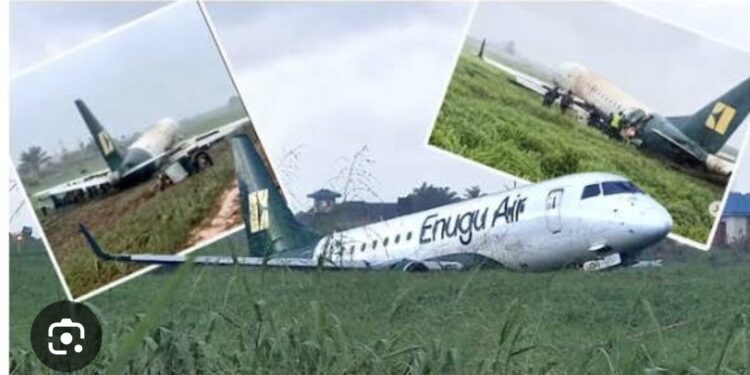 Enugu Air Aircraft Scids Off Runway At Benin Airport