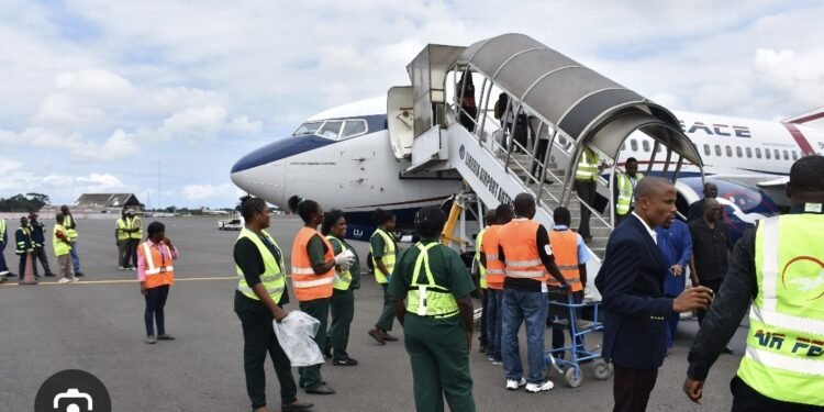 Over 70 Air Peace Flights Dusrupted As Aviation Unions Picket Operations In Lagos, Abuja, Beat Staff