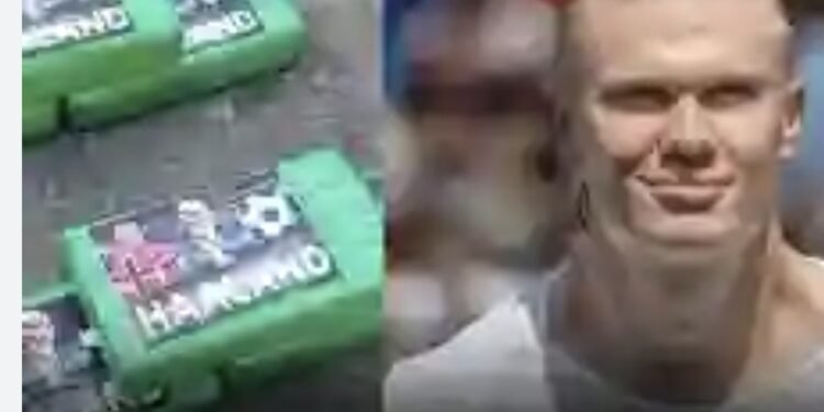 Erling Haaland Stickers Found On Cocaine Haul Seized By Ecuador Police