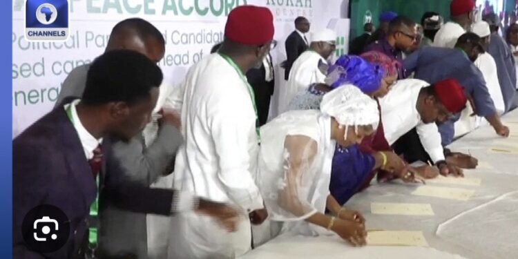 Obi, Sowore, Duke, Others Sign Peace Accord Ahead Of 2027