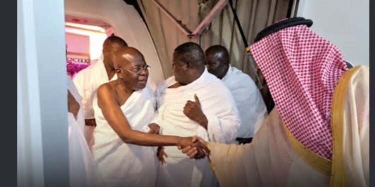 Umrah: Tinubu arrives in Saudi Arabia